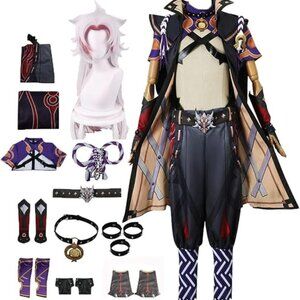 GENSHIN IMPACT Arataki ITTO Cosplay and Wig size L NEW